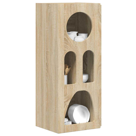 Vidaxl dressoir elst sonoma eiken 40 x 35 x 100,5 cm bewerkt hout