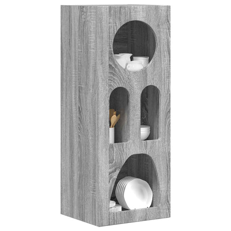 Vidaxl dressoir elst grijs sonoma 40 x 35 x 100,5 cm bewerkt hout