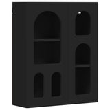 Vidaxl hangkast met plank elst zwart 59 x 20 x 71,5 cm bewerkt hout