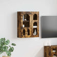 Vidaxl hangkast elst gerookt eiken 59 x 20 x 71,5 cm bewerkt hout
