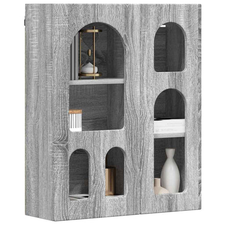 Vidaxl hangkast elst grijs sonoma 59 x 20 x 71,5 cm bewerkt hout