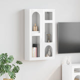 Vidaxl hangkast elst hoogglans wit 59 x 20 x 100 cm bewerkt hout