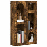 Vidaxl hangkast elst gerookt eiken 59 x 20 x 100 cm bewerkt hout