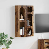Vidaxl hangkast met plank elst oud hout 59 x 20 x 100 cm bewerkt hout