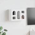 Vidaxl hangkast met plank elst wit 60 x 20 x 40 cm bewerkt hout