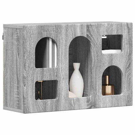 Vidaxl hangkast elst grijs sonoma 60 x 20 x 40 cm bewerkt hout