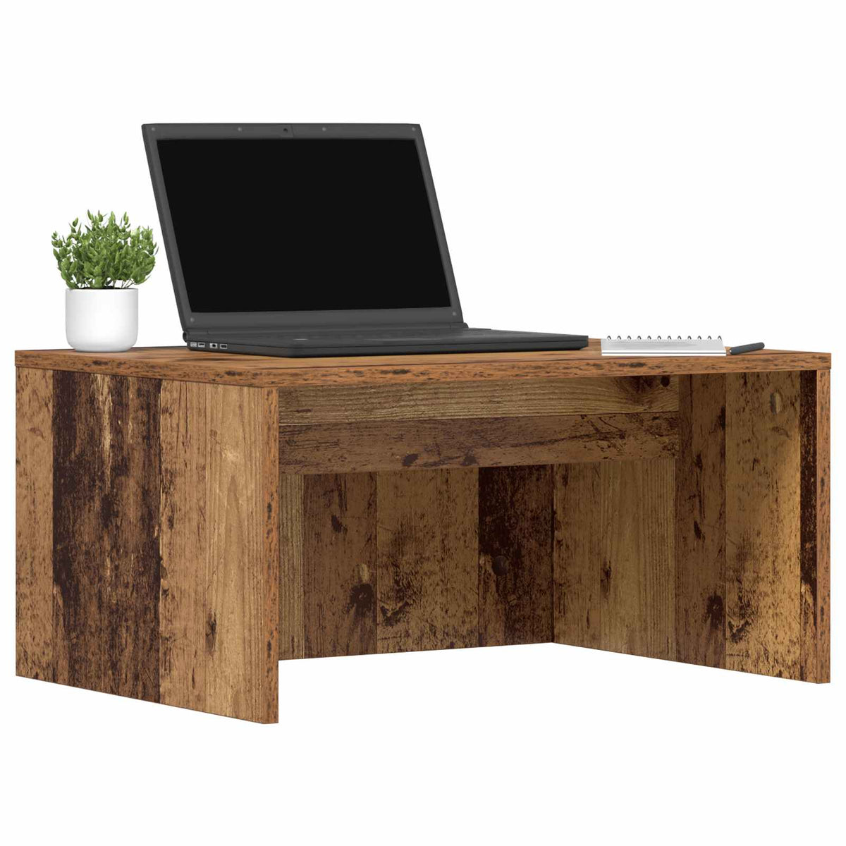 Vidaxl wandbureau oud hout bewerkt hout 60 x 45 x 30 cm