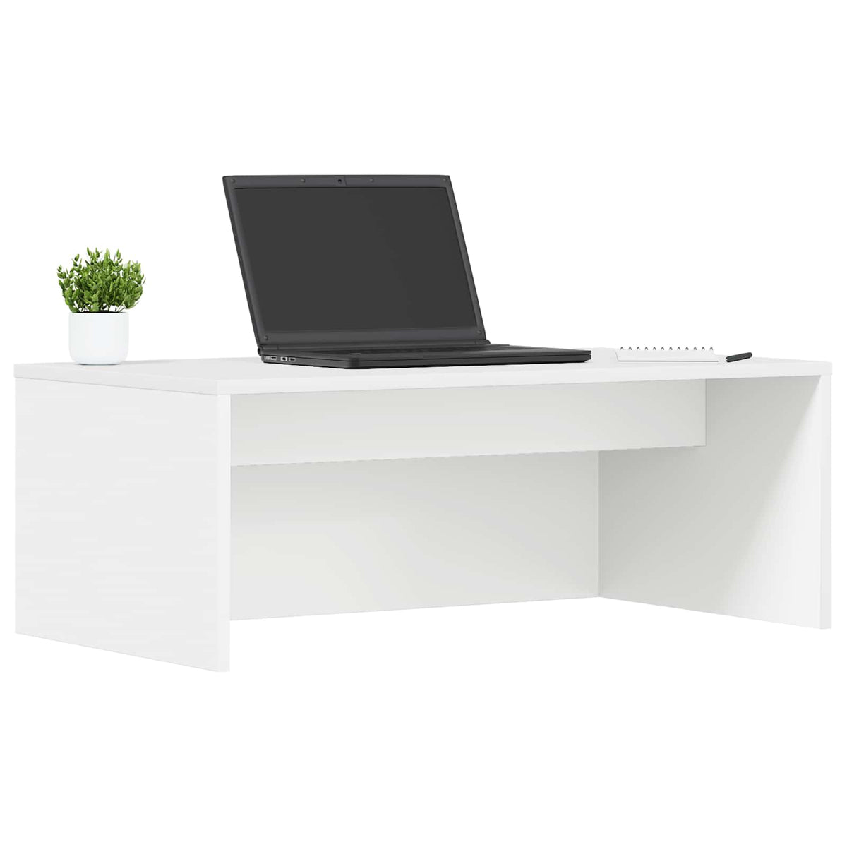 Vidaxl wandbureau wit bewerkt hout 80 x 45 x 30 cm