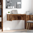 Vidaxl wandbureau oud hout bewerkt hout 80 x 45 x 30 cm