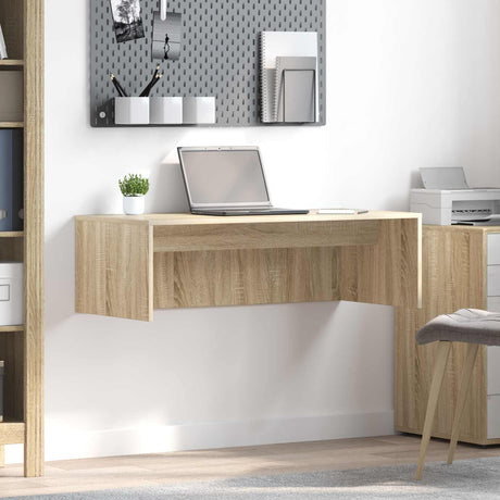 Vidaxl wandbureau sonoma eiken bewerkt hout 100 x 45 x 30 cm