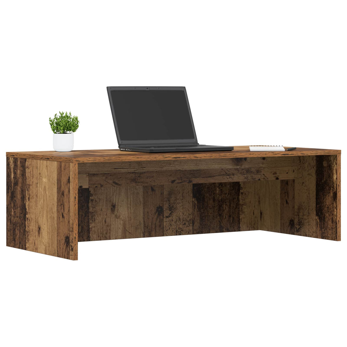 Vidaxl wandbureau oud hout bewerkt hout 100 x 45 x 30 cm