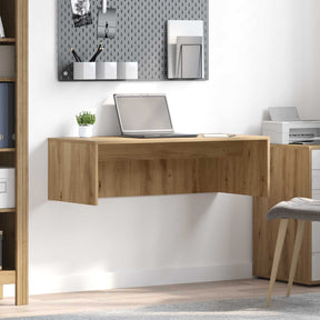 Vidaxl wandbureau artisan eiken bewerkt hout 100 x 45 x 30 cm