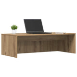 Vidaxl wandbureau artisan eiken bewerkt hout 100 x 45 x 30 cm