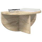 Vidaxl wandplank 2 st sonoma eiken 38 x 19 x 19 cm bewerkt hout