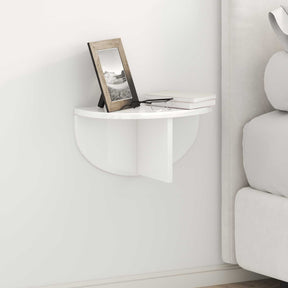 Vidaxl wandplank muurmontage hoogglans wit 38 x 19 x 19 cm