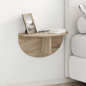 Vidaxl wandplank muurmontage sonoma eiken 48 x 24 x 24 cm bewerkt hout