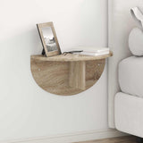 Vidaxl wandplank 2 st sonoma eiken 48 x 24 x 24 cm bewerkt hout