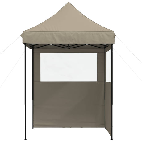 Vidaxl partytent 200 x 200 x 306 cm taupe oxford stof