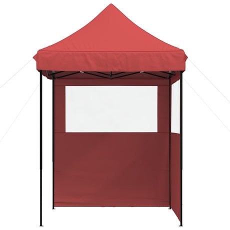 Vidaxl partytent 200 x 200 x 306 cm bordeauxrood oxford stof