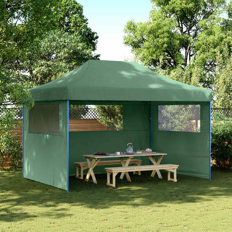 Vidaxl partytent 279 x 410 x 315 cm groen oxford stof