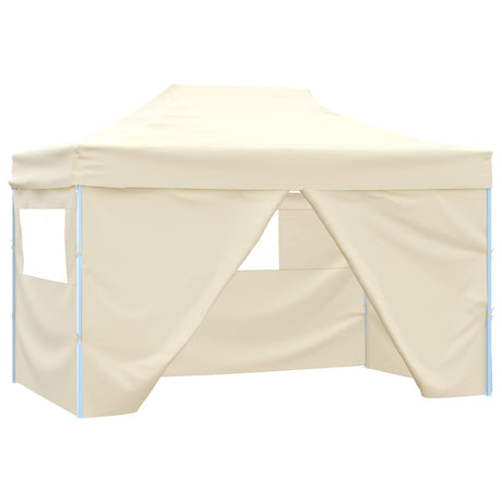 Vidaxl partytent 280 x 410 x 315 cm crèmekleurig oxford stof