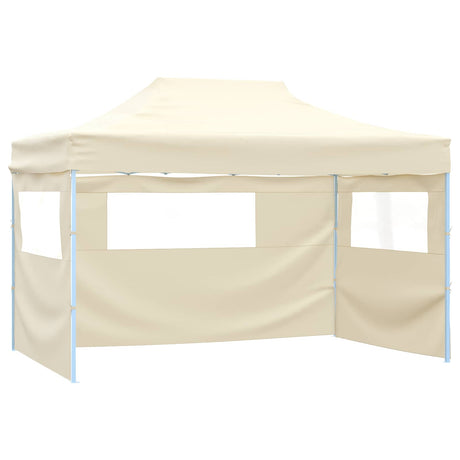 Vidaxl partytent 280 x 410 x 315 cm crèmekleurig oxford stof