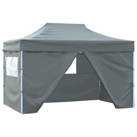 Vidaxl partytent 280 x 410 x 315 cm antracietkleurig oxford stof