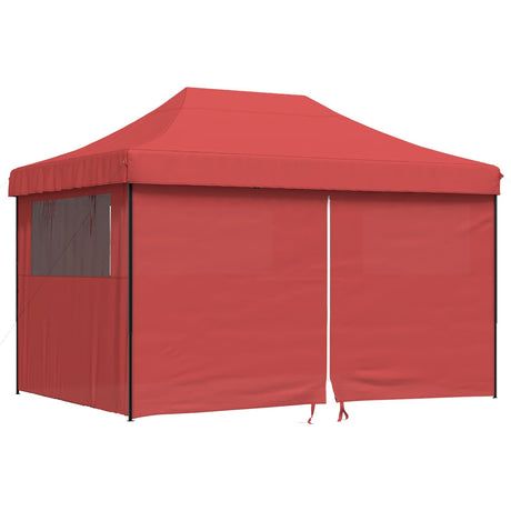 Vidaxl partytent 279 x 410 x 315 cm bordeauxrood oxford stof