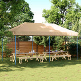 Vidaxl partytent 292 x 580 x 315 cm beige oxford stof