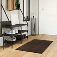 Vidaxl medium pile zachte en wasbare tapijt huarte bruin 60 x 110 cm