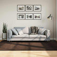 Vidaxl vloerkleed huarte bruin 160 x 230 cm 100% polyester plat