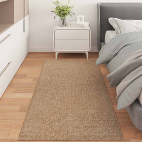 Vidaxl binnen- en buitentapijt agira naturel 150 x 80 cm polyester
