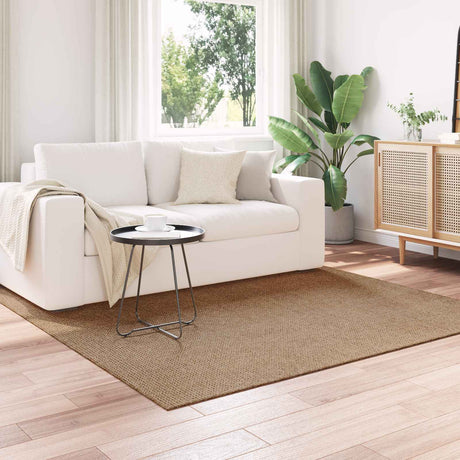 Vidaxl binnen- en buitentapijt agira naturel 200 x 200 cm polyester