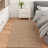 Vidaxl binnen- en buitentapijt agira naturel 150 x 80 cm polyester