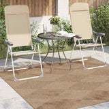 Vidaxl binnen- en buitentapijt agira naturel 200 x 200 cm polyester