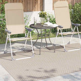 Vidaxl vloerkleden rechthoekig faro crème 200 x 140 cm polyester