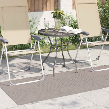 Vidaxl binnen- en buitentapijt palmeras beige 80 x 200 cm polyester