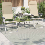 Vidaxl binnen- en buitentapijt palmeras groen 120 x 120 cm polyester