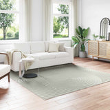 Vidaxl binnen- en buitentapijt palmeras groen 240 x 240 cm polyester