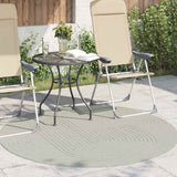 Vidaxl binnen- en buitentapijt palmeras groen ø 160 cm polyester