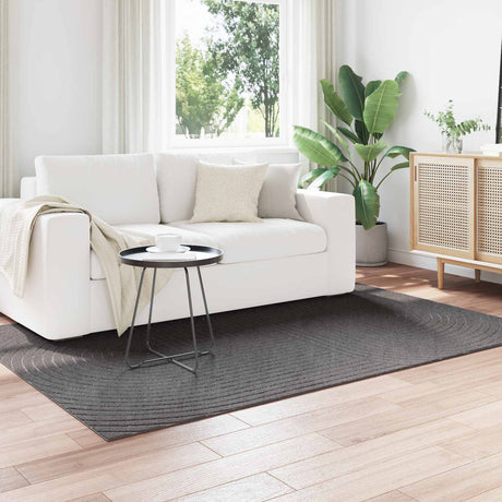 Vidaxl binnen- en buitentapijt palmeras antraciet 200 x 140 cm
