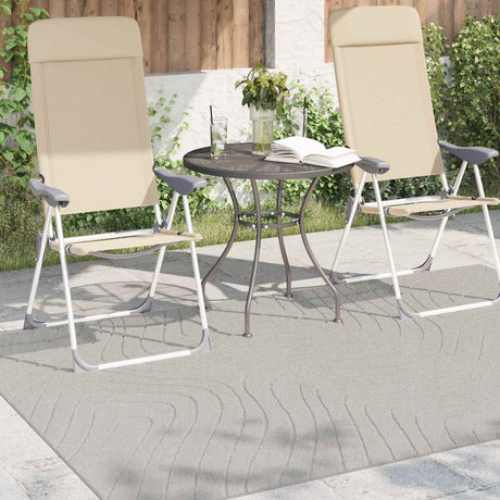 Vidaxl binnen- en buitentapijt palmeras crème 230 x 160 cm polyester