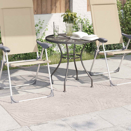 Vidaxl vloerkleden rechthoekig palmeras beige 80 x 200 cm polyester