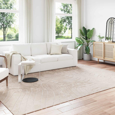 Vidaxl binnen- en buitentapijt palmeras beige 240 x 340 cm polyester