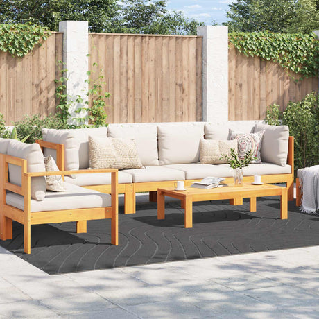 Vidaxl binnen- en buitentapijt palmeras antraciet 340 x 240 cm