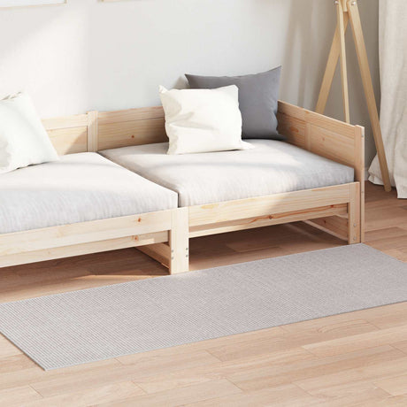 Vidaxl binnen kleed lugo crèmekleurig 80 x 200 cm polyester