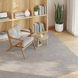 Vidaxl binnen kleed lugo crème en taupe 120 x 120 cm polyester