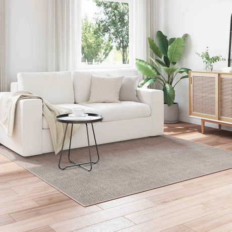 Vidaxl binnen kleed lugo crème en taupe 200 x 200 cm polyester