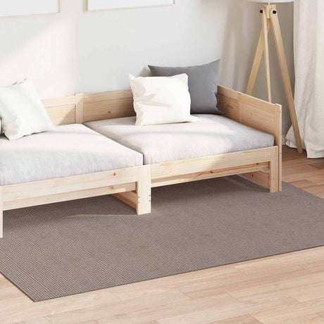 Vidaxl binnen kleed lugo taupe 140 x 200 cm polyester