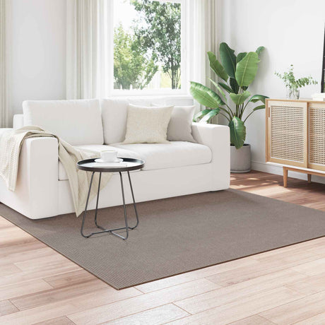 Vidaxl binnen kleed lugo crème en taupe 200 x 200 cm polyester